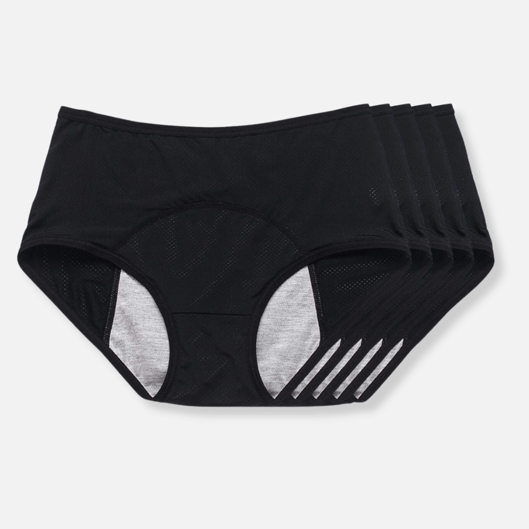 Women's ComfortFlow protective briefs, reusable, leak-resistant, offers moisture protection & comfort.