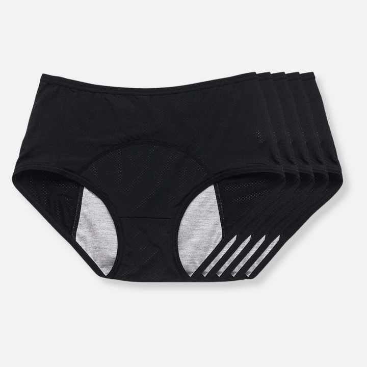 Women's ComfortFlow protective briefs, reusable, leak-resistant, offers moisture protection & comfort.