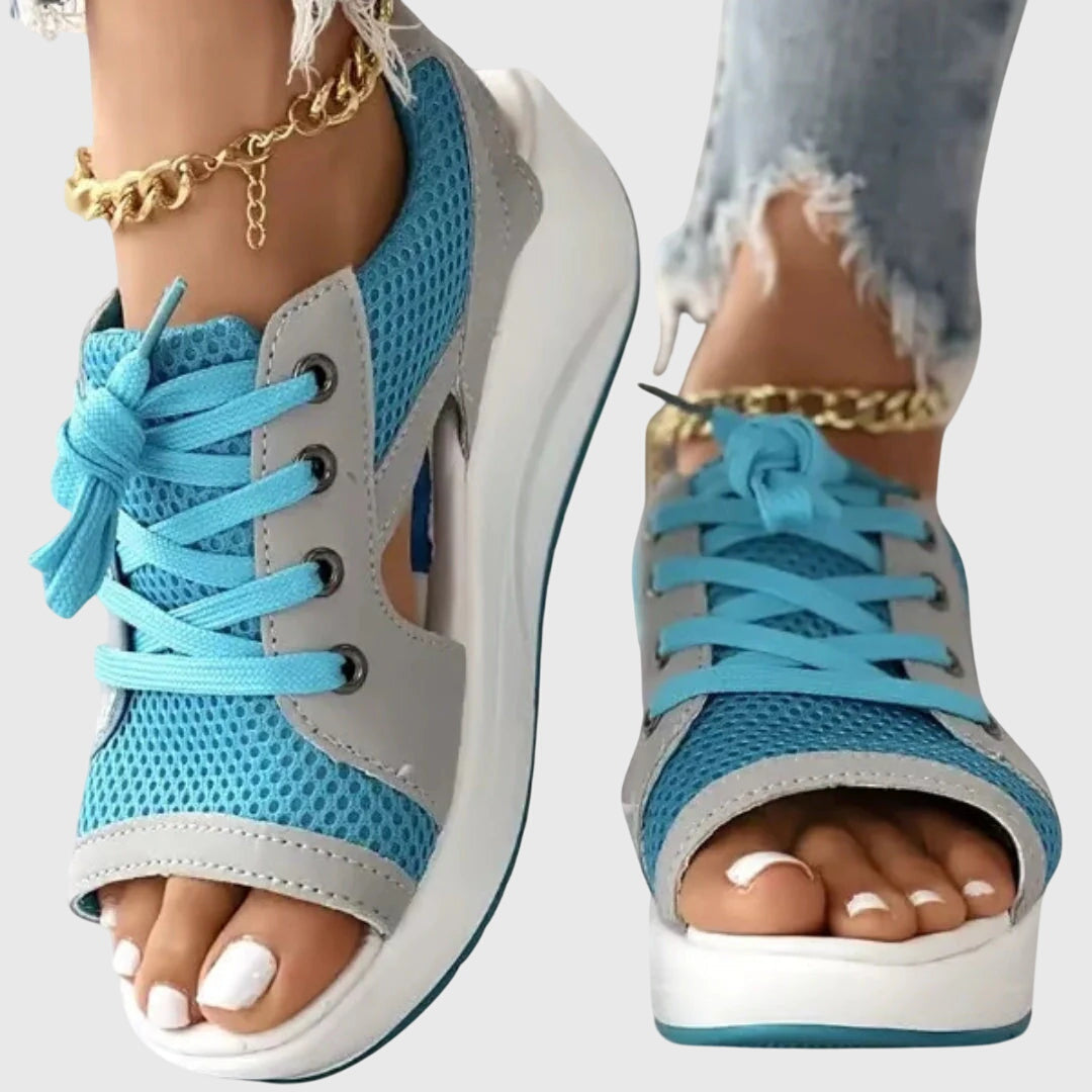 Women's comfy slip-on sandals, perfect for all-day wear & casual summer outings. Cushioned lightweight design.