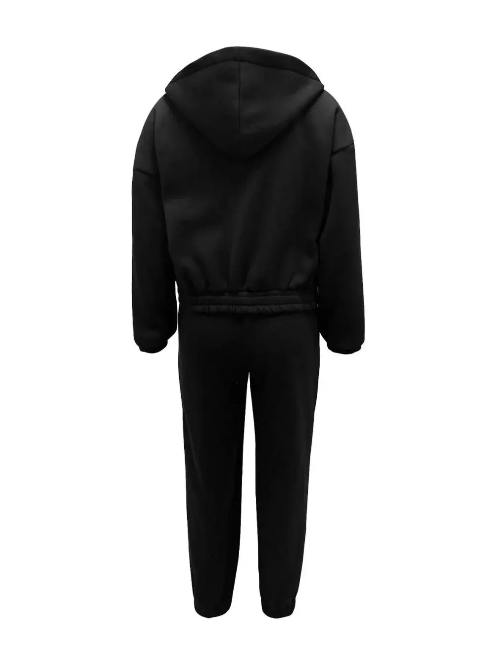 Women's premium 3-piece loungewear set with hoodie, bralette & joggers. Soft, comfortable, and chic.