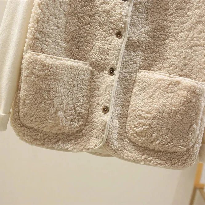 Soft women's cozy vest, sleeveless and lightweight, ideal warm layering for cooler weather.