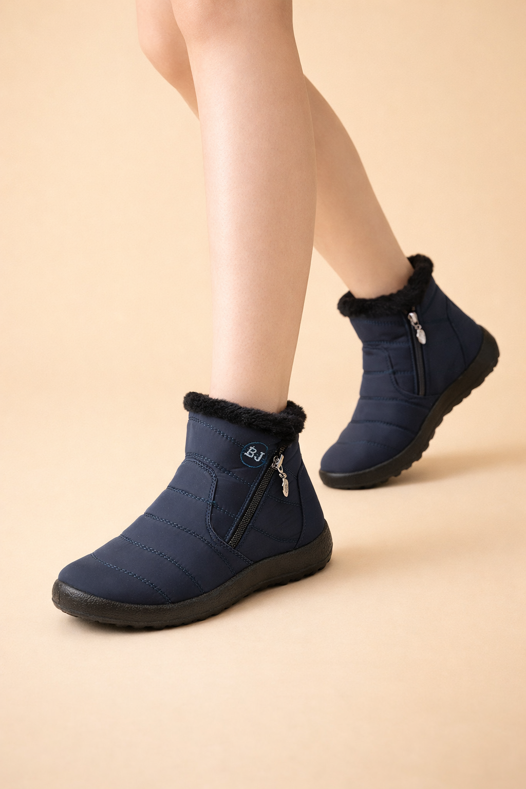 Get ultimate comfort with women's cozy waterproof winter snow boots, featuring a reliable non-slip sole.