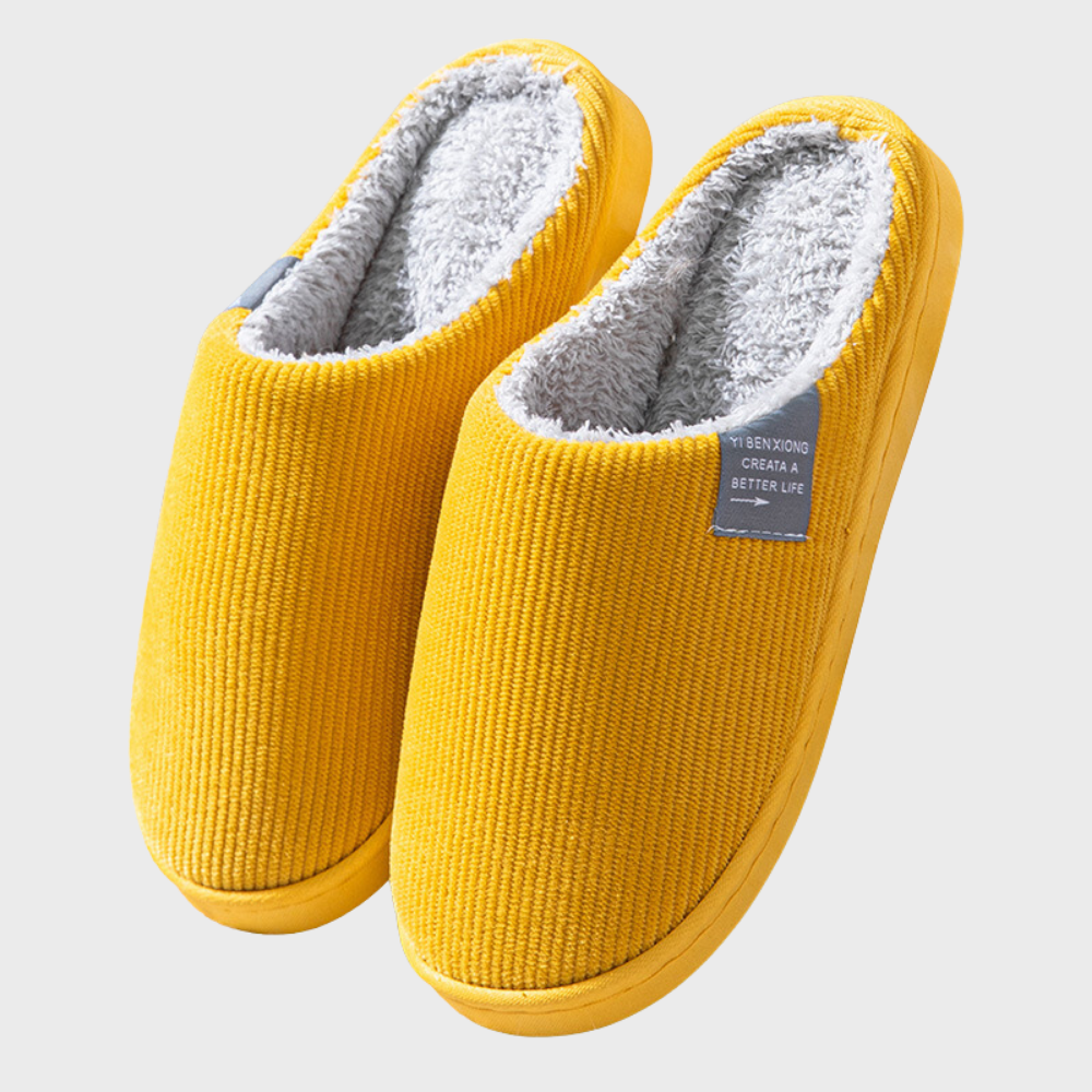 Soft and cozy women's winter slippers, designed for maximum warmth and comfortable home wear during cold seasons.