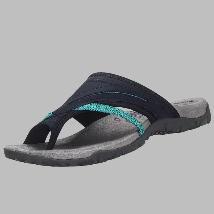 Easy wear women's cross strap sandals. Stylish, lightweight & comfortable for summer casual or beach activities.