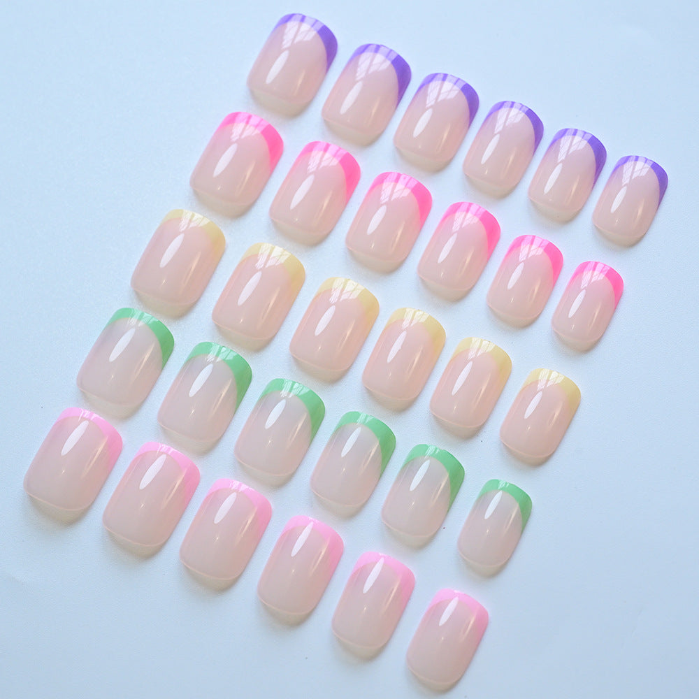 High-quality women's press-on nails, customizable for unique nail art. Instant false tips offer stylish beauty.