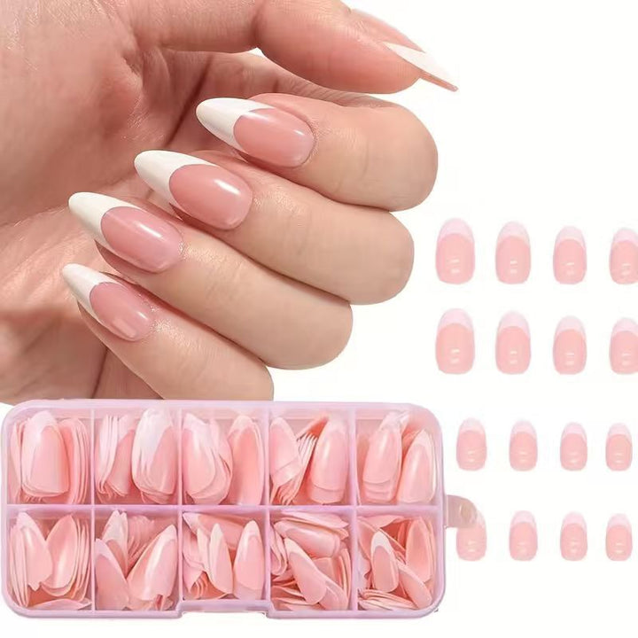 Women's DIY nail extension tips set for easy home manicures. Perfect for acrylic or gel nails.