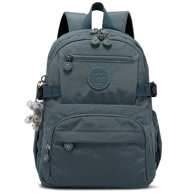 Professional women's work backpack in durable nylon, perfect for the modern commuter.