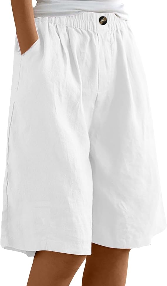 Versatile women's summer shorts. Effortless comfort for travel, beach, or relaxed everyday activities.