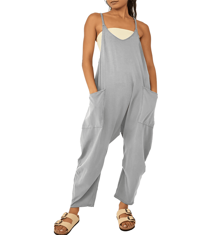 Sleeveless women's jumpsuit designed for ultimate comfort and everyday casual style.