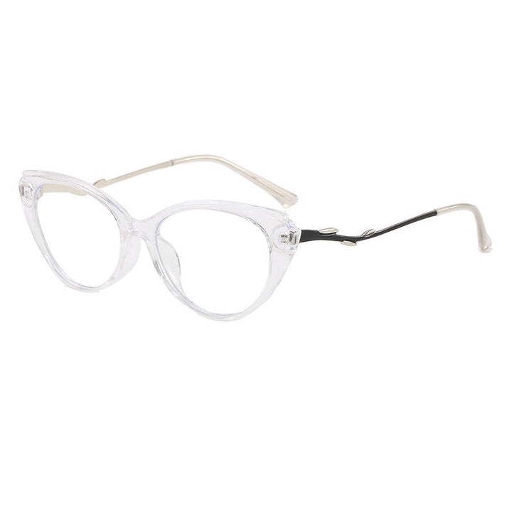 Modern cat-eye glasses for women, a stylish fashion accessory offering both elegance and UV protection.