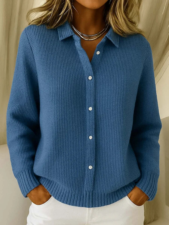 Elegant women's longline cardigan, a cozy and comfortable everyday essential. Ideal for autumn and spring layering.