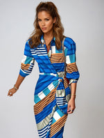 Blue and Brown