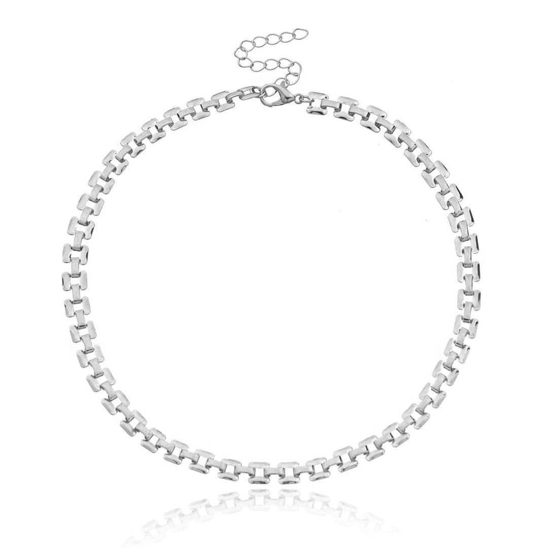 Elegant silver-tone link chain bracelet, a thoughtful gift for her. Chic women's everyday jewelry.