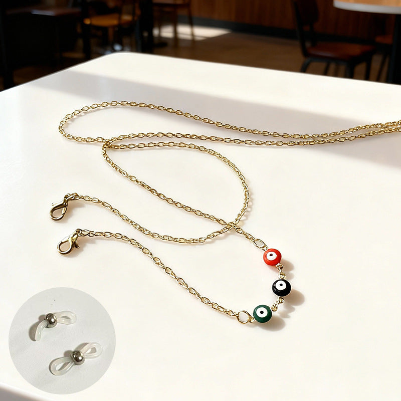 Versatile gold-tone chain necklace for women, perfect for layering or as a stand-alone statement.