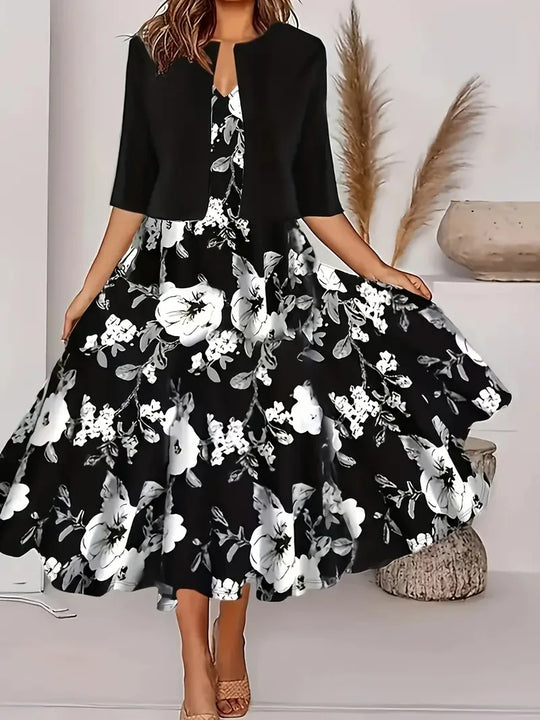 Timeless elegant long dress for women, a versatile fashion essential. Perfect for both casual and formal events.