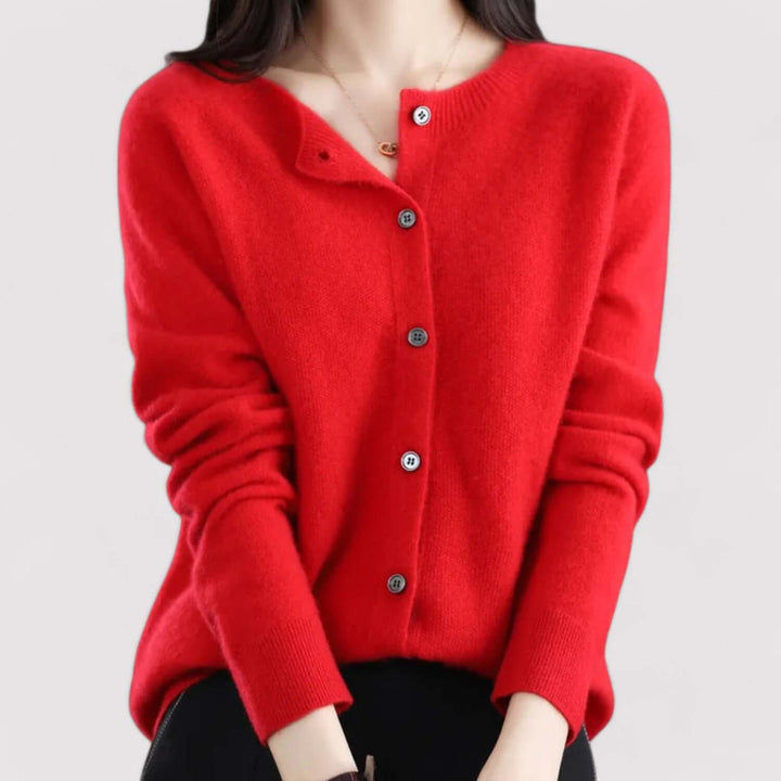 Women's versatile open-front cardigan, an elegant layering sweater for effortless style.