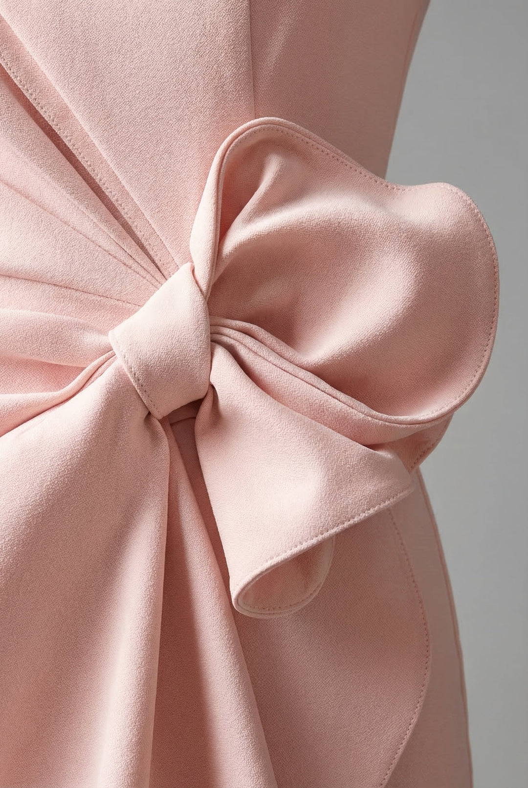 Sleek women's pencil midi cocktail dress, elegant and sleeveless with a flattering bow waist, ideal for special occasions.