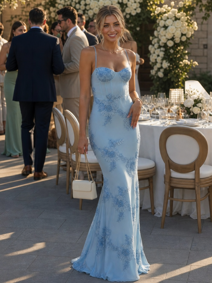 Tailored women's formal maxi dress, perfect for parties and evening events.