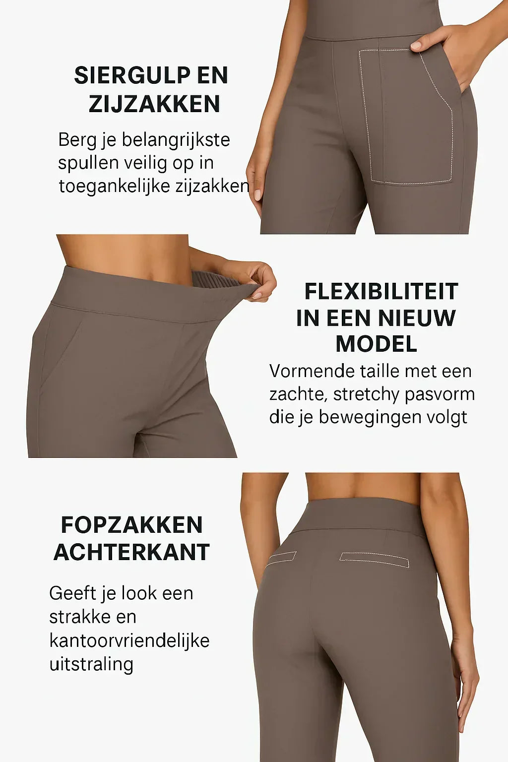 Women's elegant straight leg pants, high-waisted, comfortable fit, ideal for modern fashion.