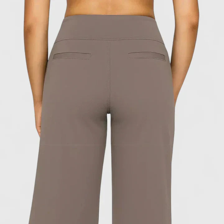 Elegant women's straight leg pants, suitable for both formal & casual occasions.
