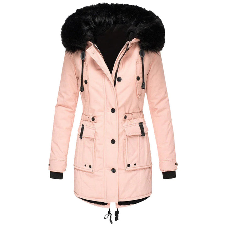 Fitted single-button women's tailored blazer jacket, versatile for formal, business, or smart casual ladies fashion.