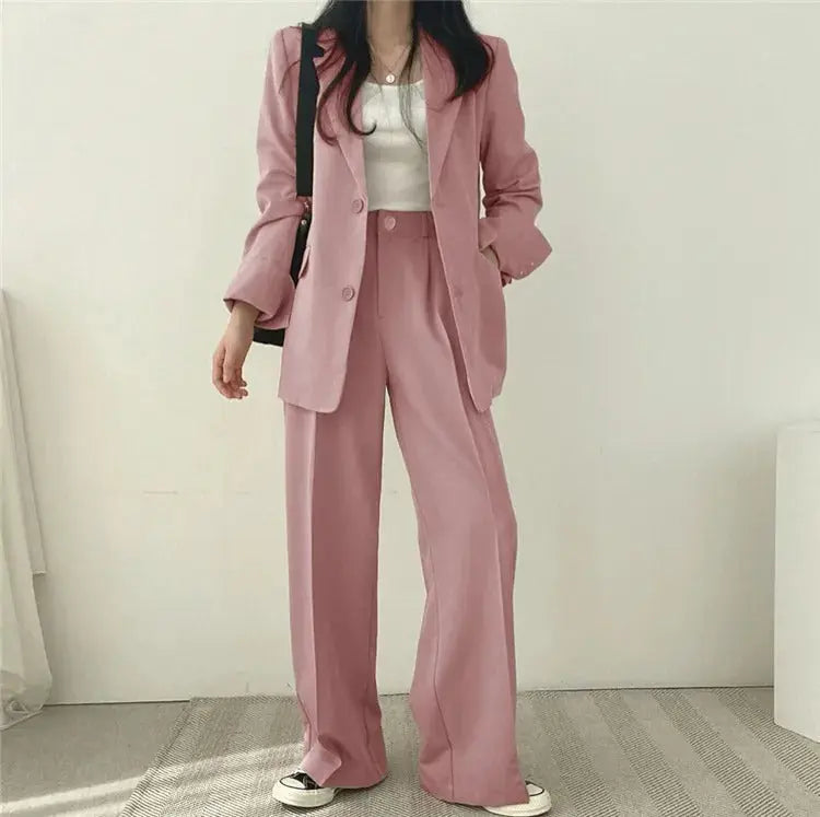 Professional women's business suit with an elegant tailored finish.