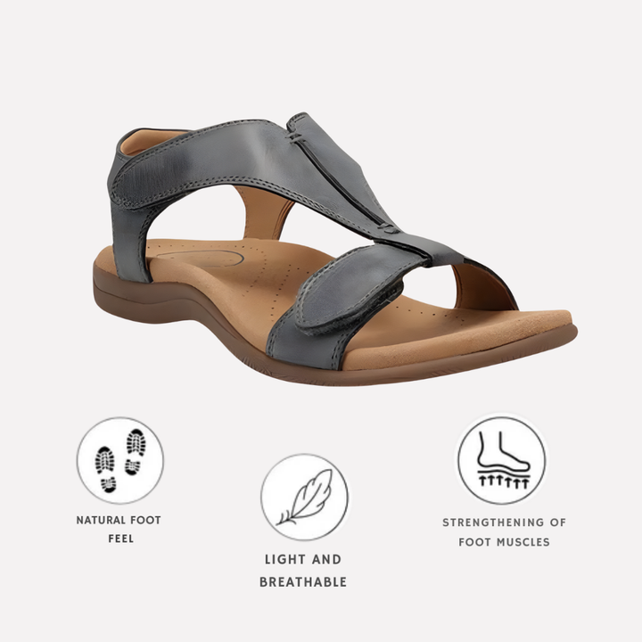 New women's ergonomic walking sandals, engineered for superior daily support, comfort & summer wear.