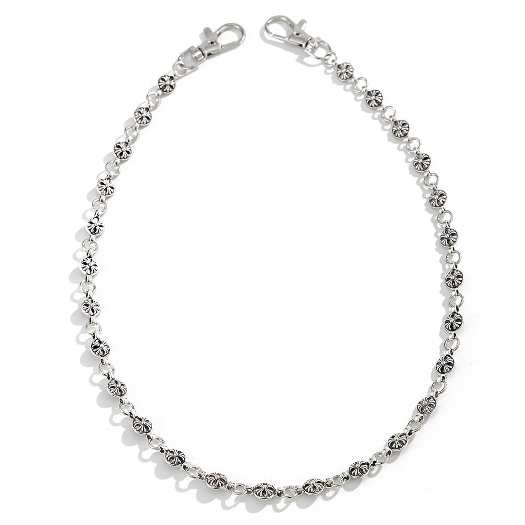 Elegant women's glitter chain necklace, a perfect sparkling fashion jewelry gift for her.