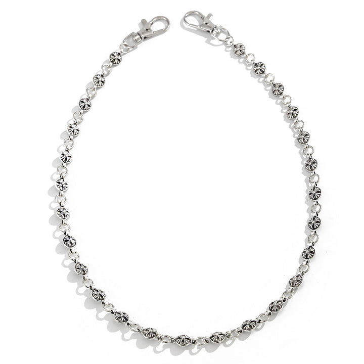 Elegant women's glitter chain necklace, a perfect sparkling fashion jewelry gift for her.