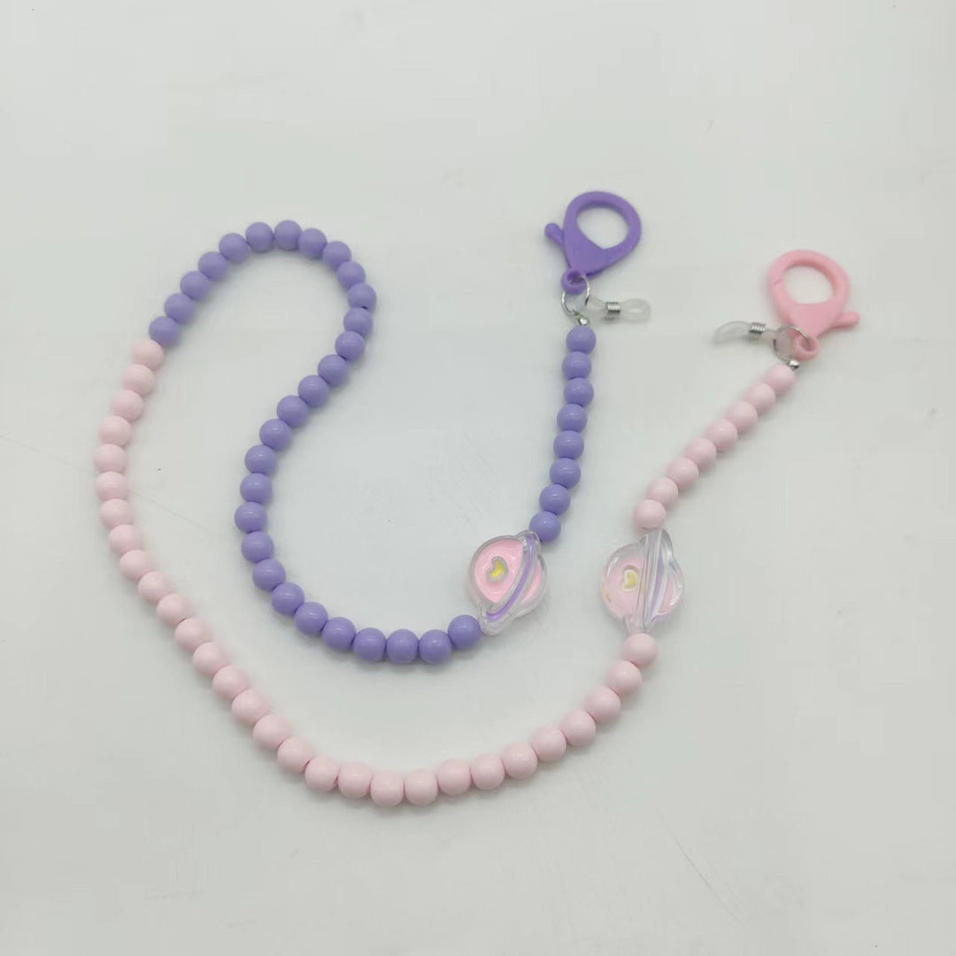 Elegant glasses chain for women, a stylish neck strap lanyard and eyewear accessory. Perfect fashionable holder.