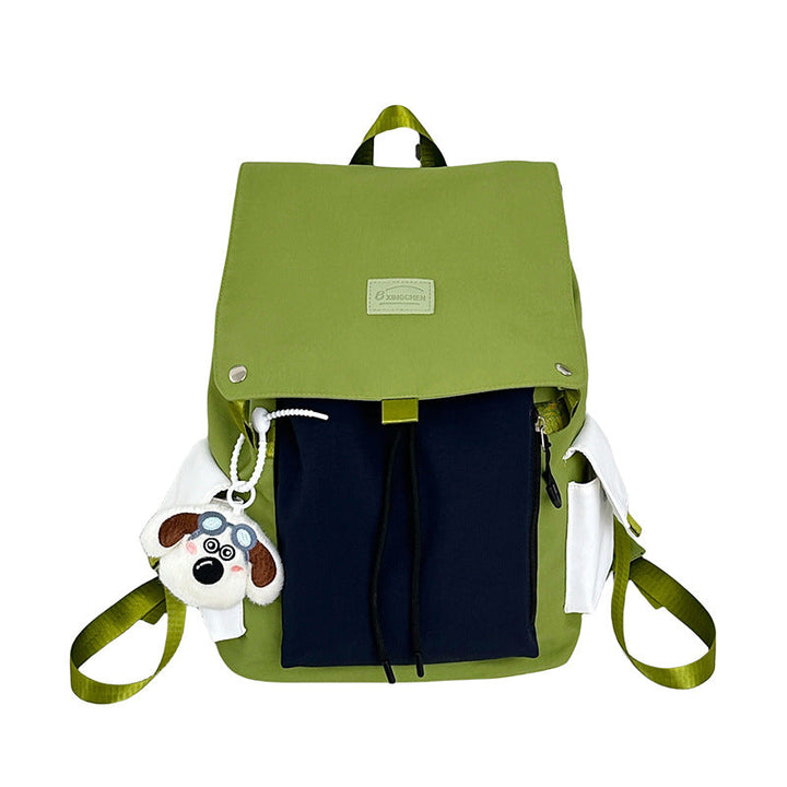 Durable women's fashion school bag with ample multi-pocket storage, designed for everyday convenience.