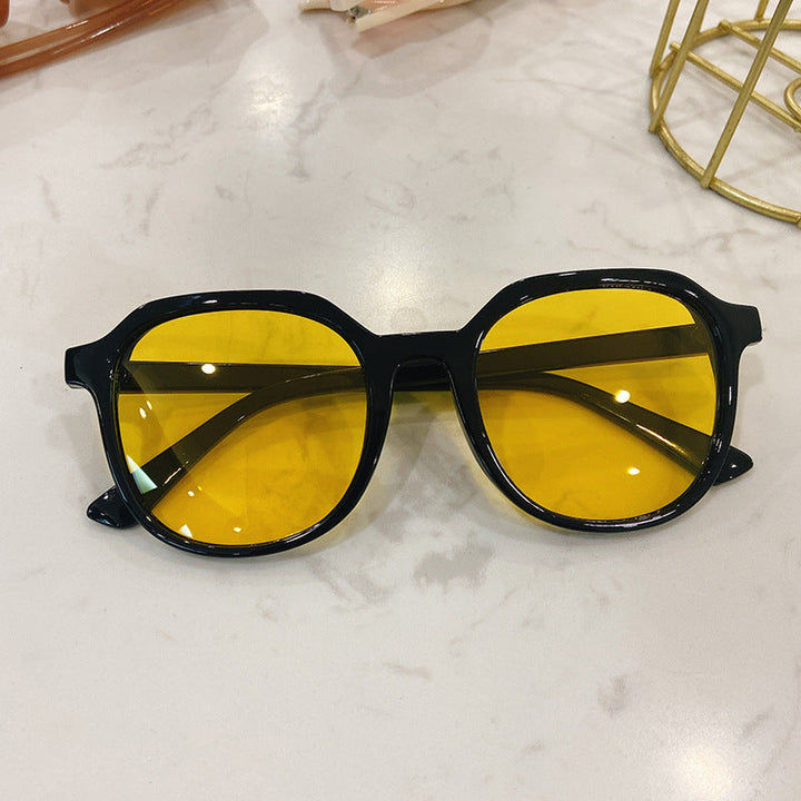 Stylish black oversized square sunglasses for women, a must-have fashion accessory with UV protection.