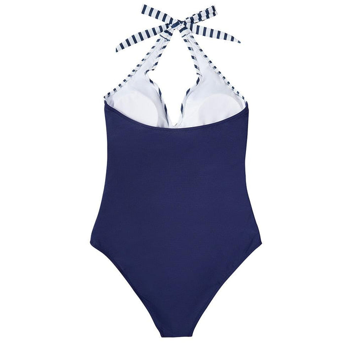 Women's flattering one-piece swimsuit, perfect for beach or poolside. Tummy control for comfort.