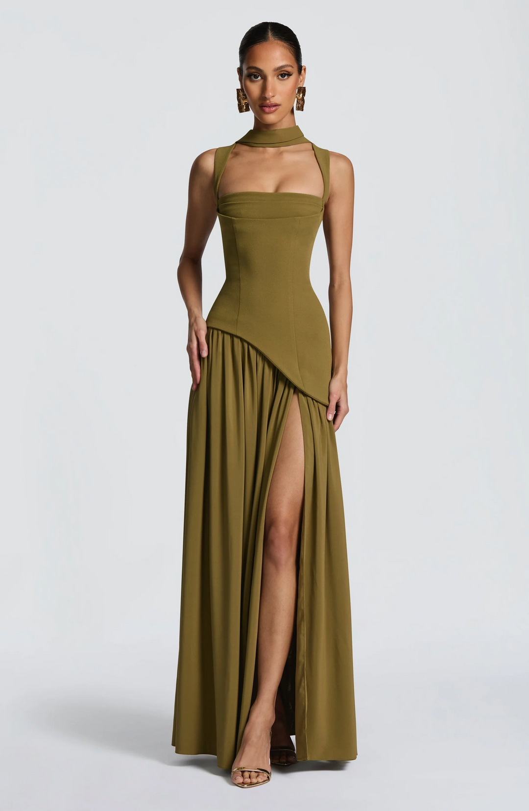 Beautiful women's summer maxi dress. Features a flowy silhouette, adjustable straps, perfect for warm weather style.