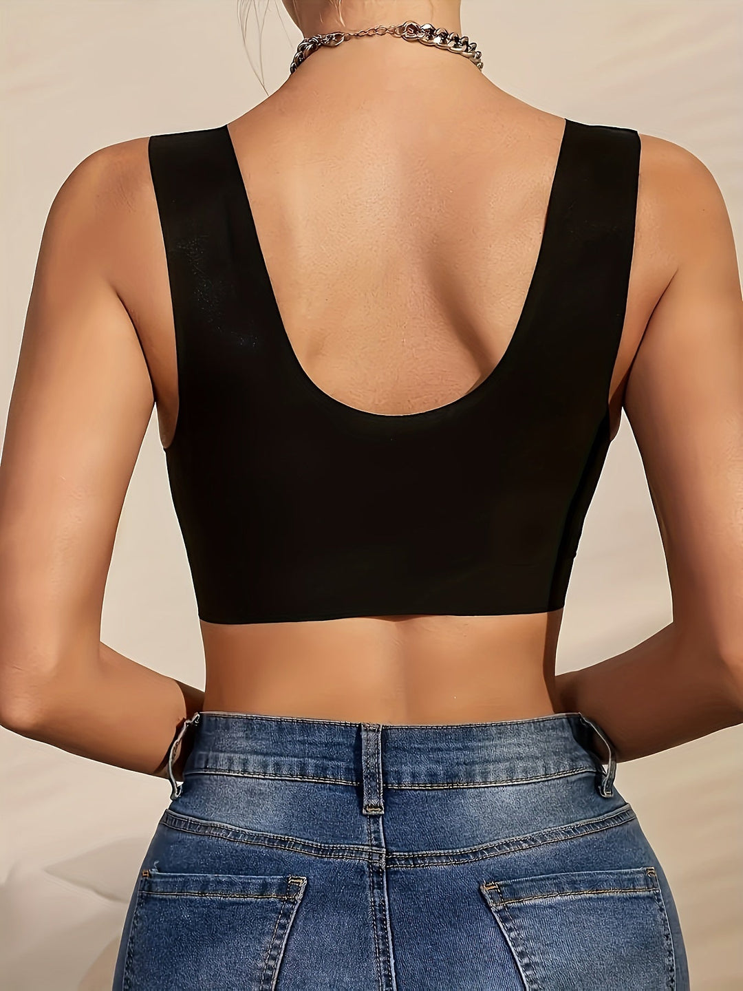 Breathable wireless lace front closure bra 2-pack for women, offering superior comfort and style.