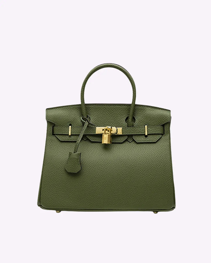 Elegant genuine leather work bag for women, a luxury purse for the modern professional.