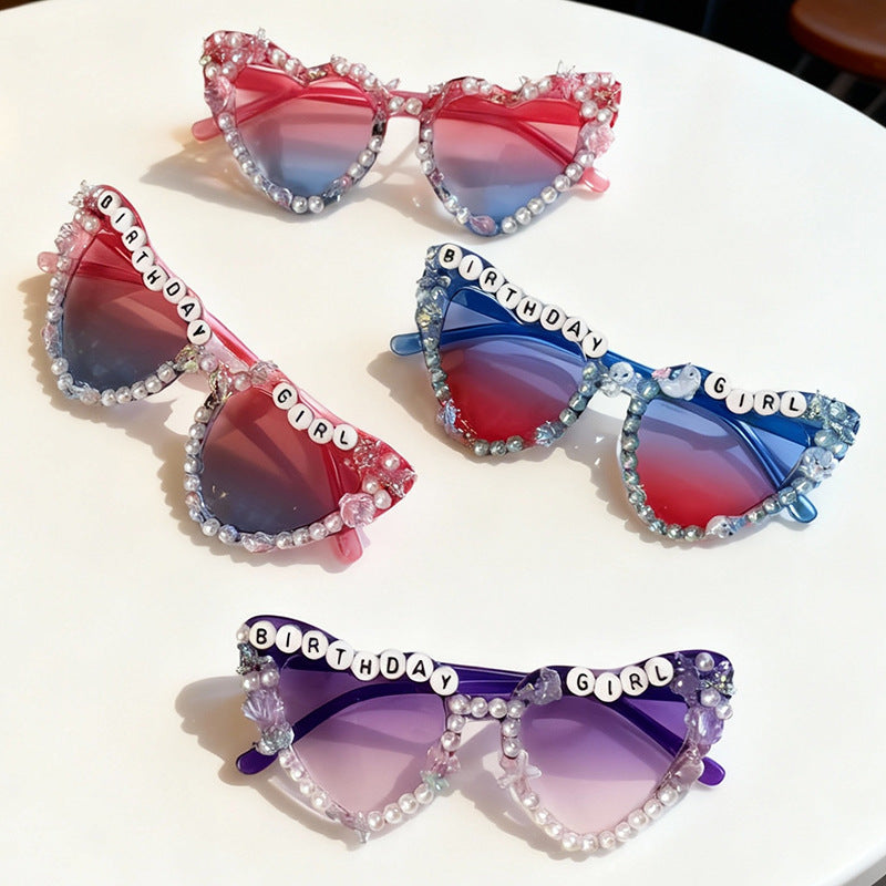 Embellished cat-eye sunglasses for women, offering glamorous style and essential UV protection.