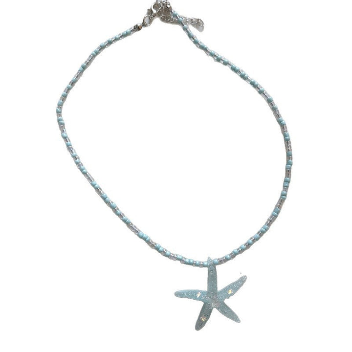Unique gift: Women's sparkling fish tail necklace with a beautiful ocean charm.