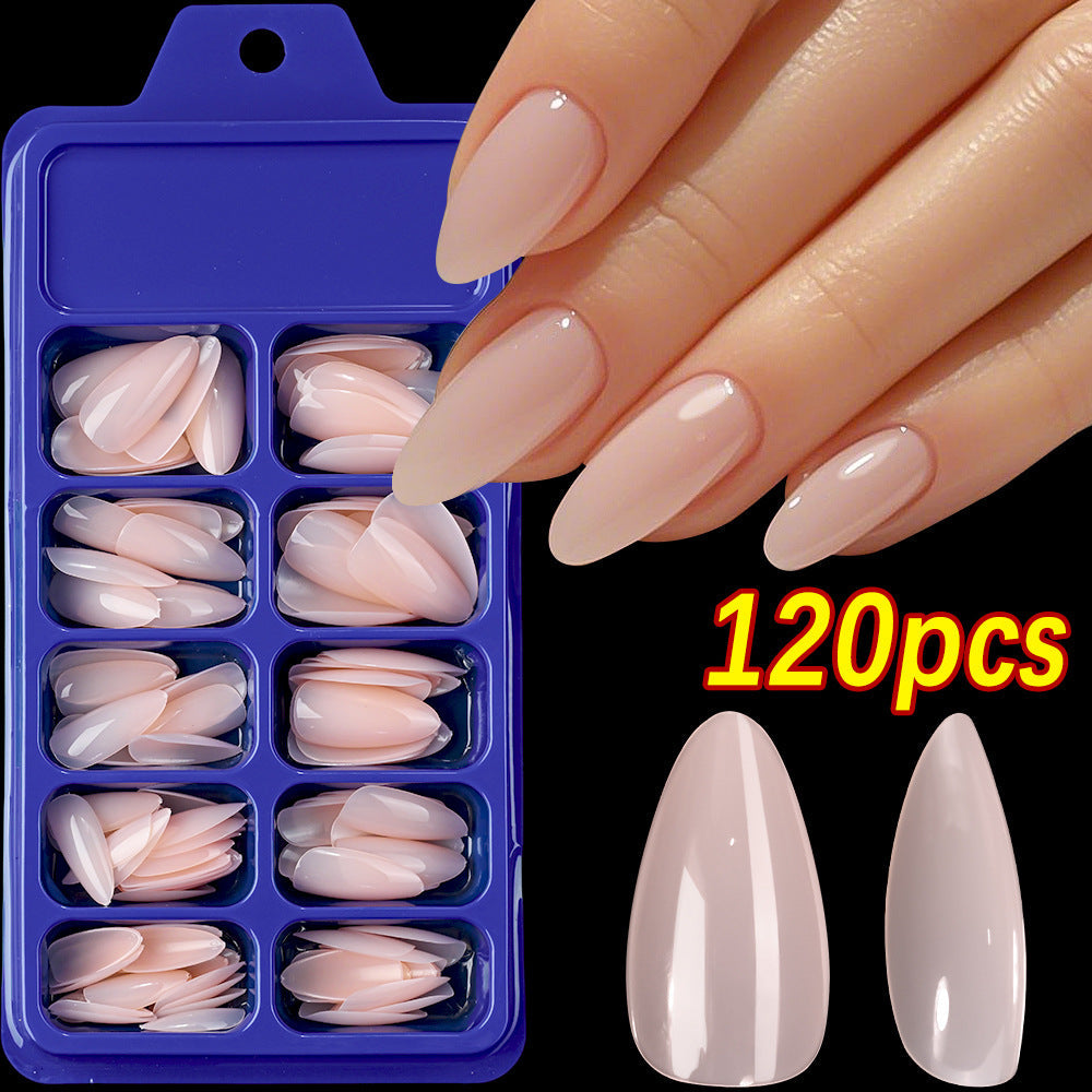 High-quality glossy press-on nails for a quick, elegant, and professional salon manicure at home.
