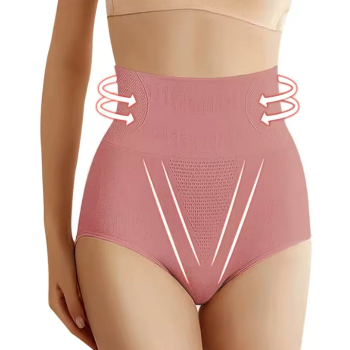 Achieve a smooth silhouette with high-waist tummy control shaping underwear for women's everyday comfort.