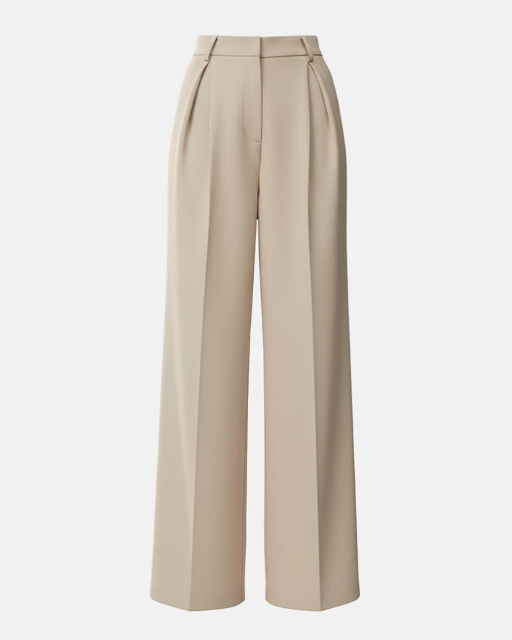 Versatile women's high waist wide leg tailored pants, ideal for both office and casual occasions.