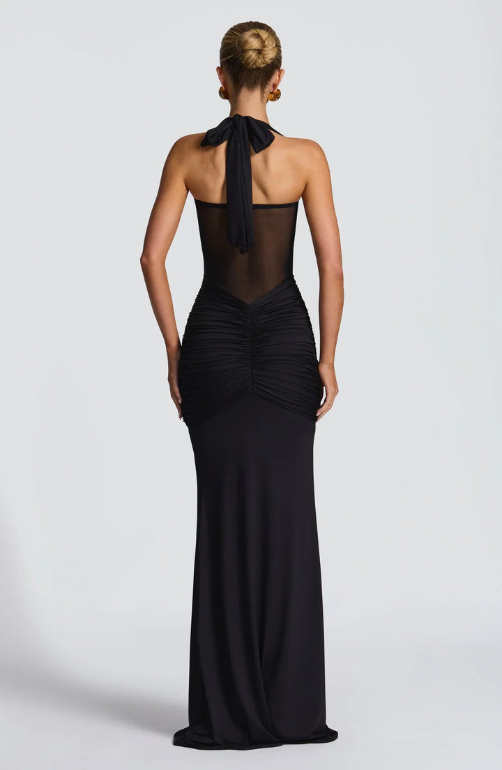 Versatile women's maxi dress: elegant evening gown, formal wear or stylish cocktail party attire.