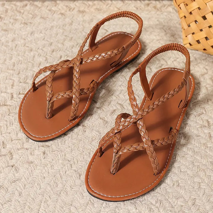 Imogen women's comfortable summer sandals, ideal slip-on footwear for warm weather elegance.
