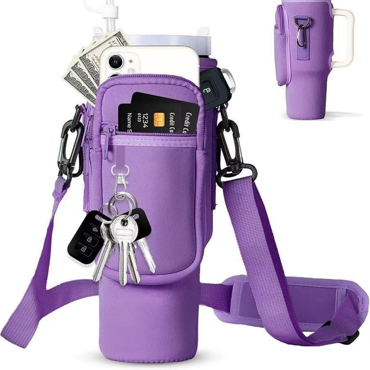 Stay hydrated with this women's insulated bottle, complete with a versatile carry bag.
