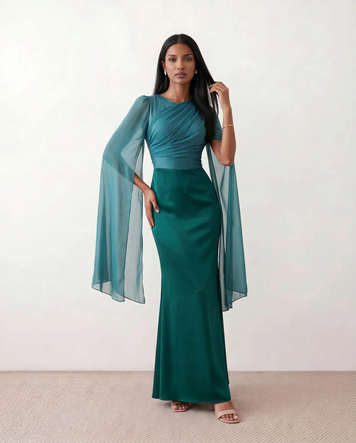 Effortless Kamila Mermaid Maxi Dress for women, ideal casual summer wear or elegant holiday and evening events.