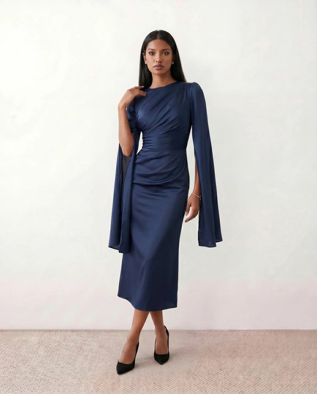 Chic Women's Kamila Maxi Dress, a long flowy mermaid style, perfect for warm weather and effortless summer elegance.