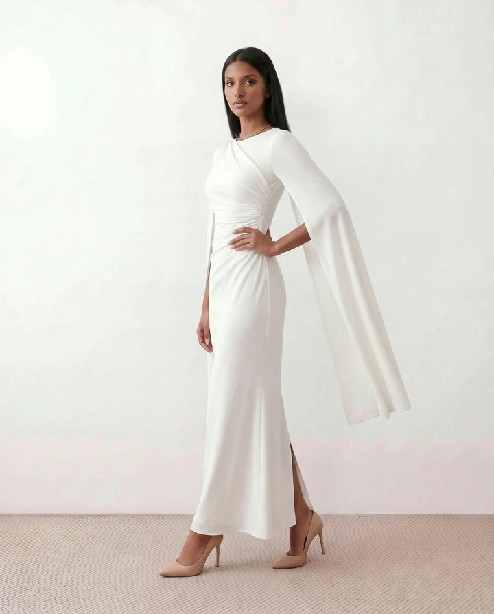 Versatile Women's Kamila Mermaid Maxi Dress, an elegant long summer dress for casual, holiday, or evening chic.