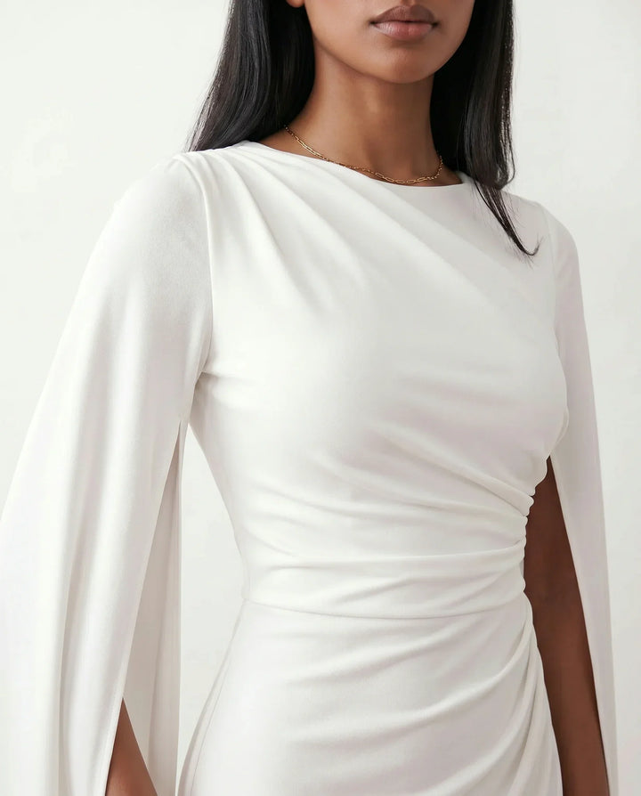 Kamila Women's Maxi Dress, a beautiful mermaid style, perfect for chic summer casual or elegant holiday wear.