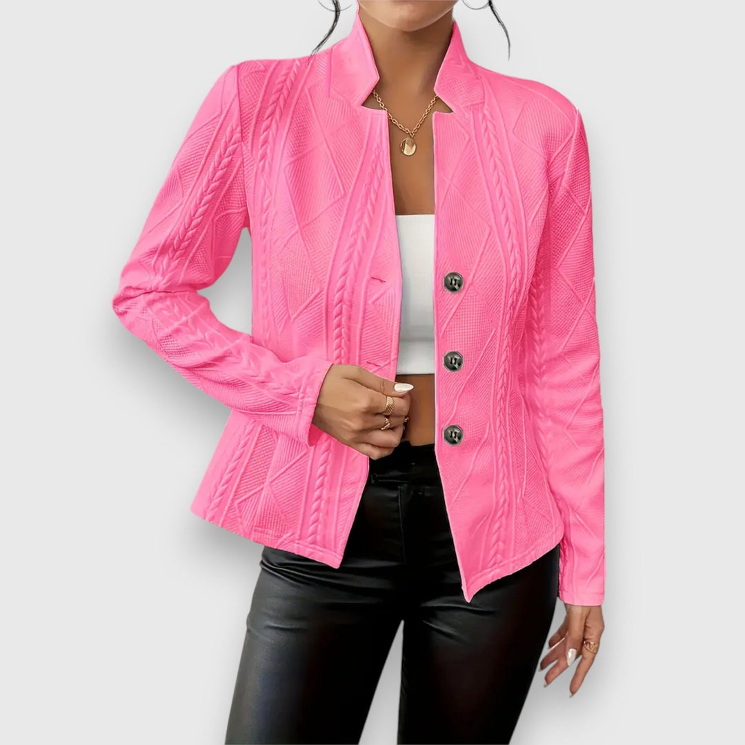 Must-have women's lightweight layering jacket, offering versatile style for any casual spring or fall look.
