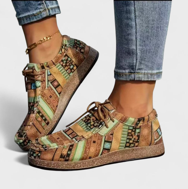 Casual women's orthopedic walking shoes, lightweight and stable for everyday comfort & pain relief.